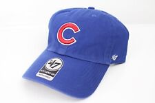 Chicago Cubs Hat 47 Clean Up  Adjustable Adult One Size Royal Blue Red picture