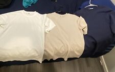 Uniqlo U AIRism Oversized Crew Neck T-Shirt Mens Size Large Lot of 3 picture