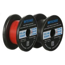 BNTECHGO 28 Gauge Silicone Wire Spool Red and Black Each 500ft Flexible 28 AW... picture