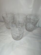 4 American Brilliant Antique 19th century Cut Crystal Whiskey Glass Tumbler picture