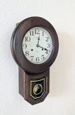 Vintage, 31-Day Pendulum Wall Clock - Parlor Clock 1970's wood and brass 22” picture