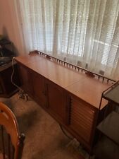 Vintage Zenith Console Phonograph Mid Century Modern MCM 1960's 60s Mad Men picture