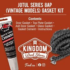 *Vintage* Jotul Series 8 (AP) Wood Stove Gasket Kit w Cement-  picture