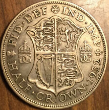 1932 UK GB GREAT BRITAIN SILVER HALF CROWN COIN picture