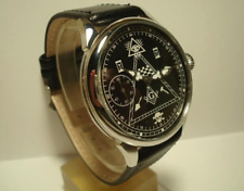 Vintage Molniya Watch Mechanical Wrist Masonic Russian Soviet USSR Molnja Rare picture