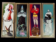 Fantasy Pin - Disney Haunted Mansion Villains Stretch Portrait Complete Set of 4 picture