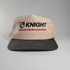 Vintage Tan Knight MHS Snapback Hat Cap Made in USA K-products picture