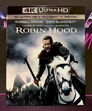 ROBIN HOOD ~ 4K Ultra HD + Blu-ray + Digital + Rare NM OOP Slipcover ~ New picture