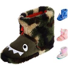 totes Girls Boys Kids 13-1 Warm Soft Lightweight Washable Toddler Boot Slipper picture