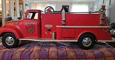Vintage Tonka No. 5 Fire Pumper Truck 1960s Pressed Steel Played With Condition  picture