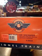 Lionel - Flat Car - With Scraper 6-26024 NEW IN BOX picture