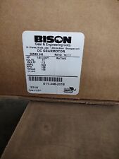 NEW 1/5 HP BISON 109 RPM  12VDC 348 SERIES GEAR MOTOR # 011-348-2018 picture