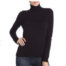NEW M Magaschoni Cashmere Turtleneck Sweater in Black size S #S6391 picture