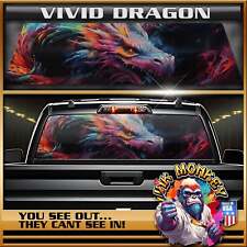 Vivid Dragon - Truck Back Window Graphics - Customizable picture