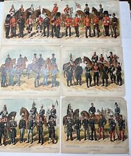 Color Prints Depicting European Armies From The Late 19th Century Pre WWI Era picture