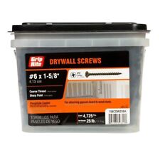 #6 X 1-5/8 In. Bugle-Head Coarse Thread Sharp Point Drywall Screws (25 lbs./Pack picture