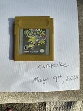 Pokemon Gold Version (Nintendo Game Boy Color, Authentic, Tested, Needs Battery) picture