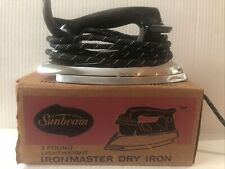 Vintage Sunbeam Ironmaster  Dry Iron In Box  A13 Works picture