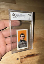 Honus Wagner BCCG 10 Gem Mint Tobacco Card Vintage Basebal Collector MLB 2000 picture