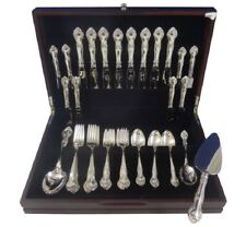 English Gadroon by Gorham Sterling Silver Flatware Set For 8 Service 43 Pieces picture