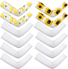 6 Pairs Sublimation Blank Cooling Arm Sleeves, Sublimation UV Protection Sleeves picture