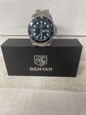 Benyar 5161 Mechanical Water Resistant Solid Stainless Steel Men’s Watch picture
