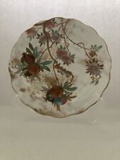 Antique Doulton Burslem England Flowers & Birds  Plate 9” Inches picture