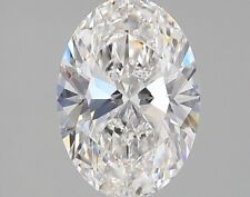 Lab-Created Diamond 3.01 Ct Oval G VS2 Quality Excellent Cut GIA Certified picture