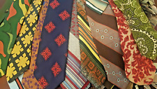 50 Pcs Vintage Mens Neckties Lot Mix Quilt Craft Wholesale Lots picture