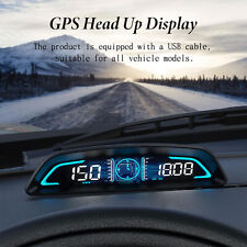 Digital Car HUD GPS Speedometer Head Up Display Compass Overspeed Alarm MPH KMH picture