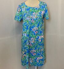 Lilly Pulitzer Dress Size S, M, L, XL, Beneath the Bougainvillea, Cody, Blue picture