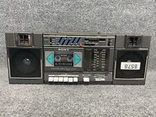 Sony CFS-5000S Portable FM/AM Stereo Cassette-Corder Boom Box With Pair Speaker picture