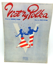Victory Polka, Vintage WWII Sheet Music, 1943 picture