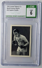 1935 UTC United Tobacco Co World Famous Boxers #53 SAVERIO TURIELLO CSG 6 EX-NM picture