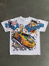 vintage 1996 Flintstones NASCAR Aop Tee Shirt XL picture