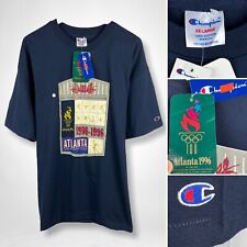 NOS Vintage Champion Atlanta 1996 Olympics 100th Anniv T-shirt Men’s XXL USA 90s picture