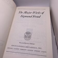 Major Works Sigmund Freud Encyclopedia Britannica Great Books Vtg 1952 Hardback picture