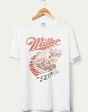 Vintage Miller High Life Racing T-Shirt - LG picture