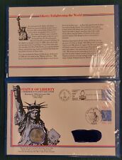 1986 Statue of Liberty Commemorative First Day Cover Uncirculated Half Dollar picture