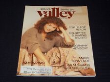 1991 MARCH VALLEY MAGAZINE - AMY IRVING FRONT COVER - L 17448 picture