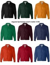 Augusta Sportswear Coach's Nylon Jacket Men's S-3XL 4XL 5XL Water Resistant 3100 picture