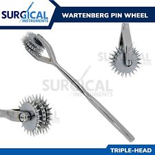 Metal Neuro Wartenberg Pinwheel Diagnostic Instrument Pin Wheel 3 Head German Gr picture