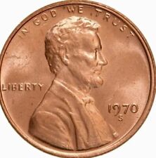 1970 S BU lincoln penny Obw Gem BU  picture