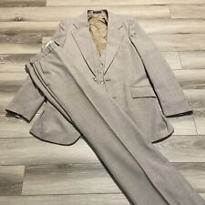Yves Saint Laurent Vintage Brown Tweed Peaked Lapel Wool 3 Piece Suit YSL 40L picture