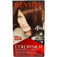 Revlon Colorsilk Beautiful Color #31 Dark Brown With Keratin Ammonia-Free NIB picture