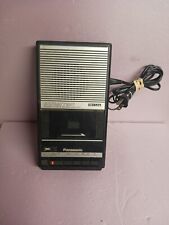 Vintage Panasonic RQ-2104 SlimLine Tape Cassette Recorder with Power Cord & Tape picture