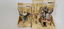 SCHLEICH LOT OF 2 SARACEN WARRIORS 70040 70042 afoot on Horse Knight Figure RARE picture