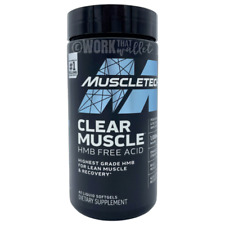 MuscleTech Clear Muscle HMB Free Amino Acid - 42 Softgel Exp 4/25^ picture
