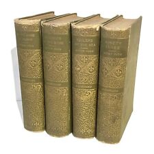 1888 Victor Hugo Hardcover Book Lot Of 4: Crowell & Co. Notre Dame, Toilers Sea picture