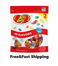 Jelly Belly 49 Assorted Flavors Jelly Beans Bag - 2 Pounds (32 Ounces) NEW picture